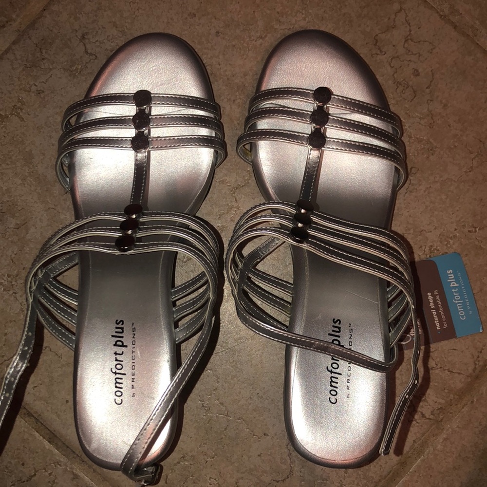 Silver heels